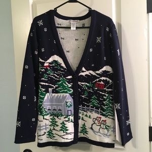 Light up Christmas cardigan